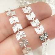 925 Sterling Silver Diamond Cut Arrow