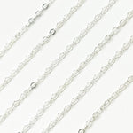 Load image into Gallery viewer, 1813FSS. Sterling Silver Flat Cable Chain
