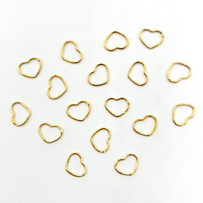 V294MGF. 14k Gold Filled Heart Charm