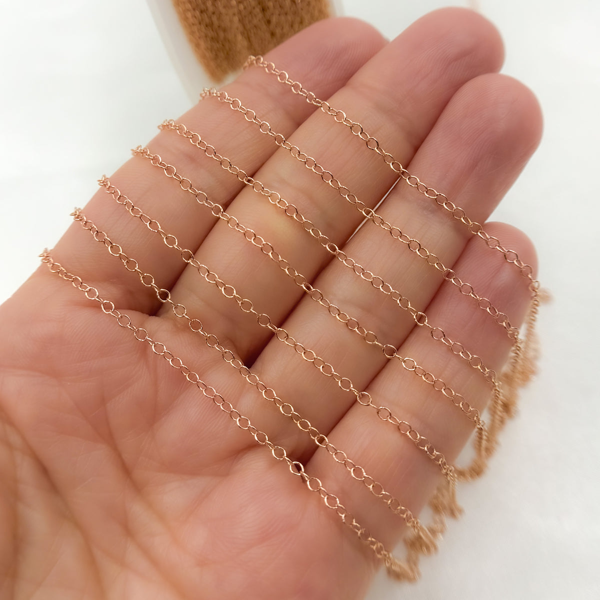 Rose Gold-Filled Smooth Cable Chain