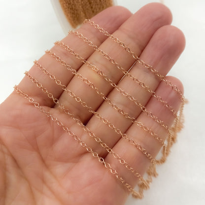 Rose Gold-Filled Smooth Cable Chain