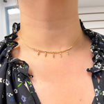 Load image into Gallery viewer, 275/389. 14K Solid Gold Fancy Choker Necklace