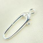 Load image into Gallery viewer, 319. Sterling Silver Hollow Trigger Clasp
