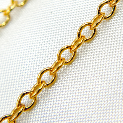 Gold-Filled Smooth Cable Chain.