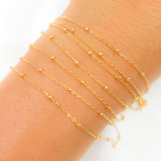 14K Gold Filled Satellite Chain