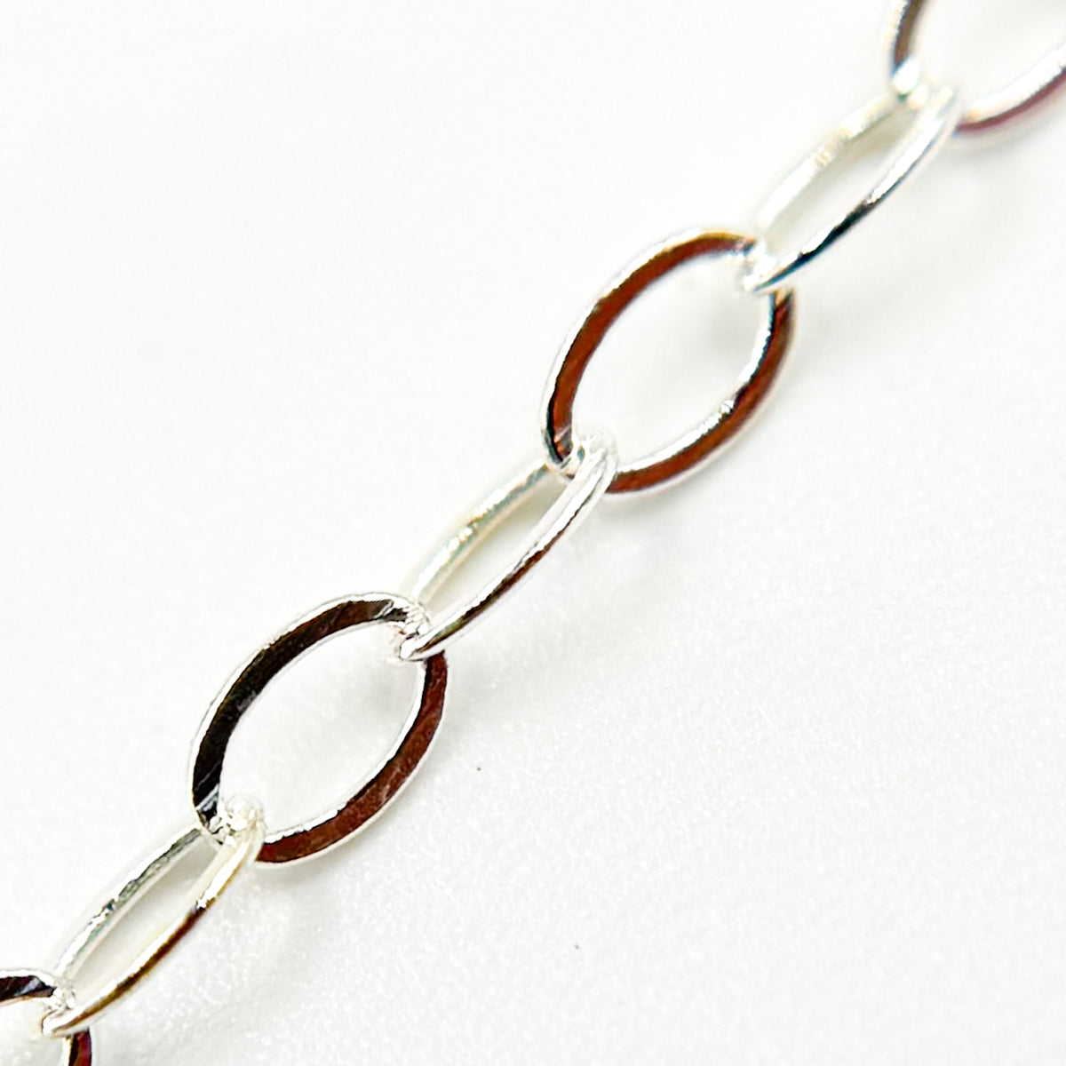 Sterling Silver Flat Cable Chain