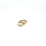 Load image into Gallery viewer, 14K Solid Gold Diamond Hoops. HP400725Y
