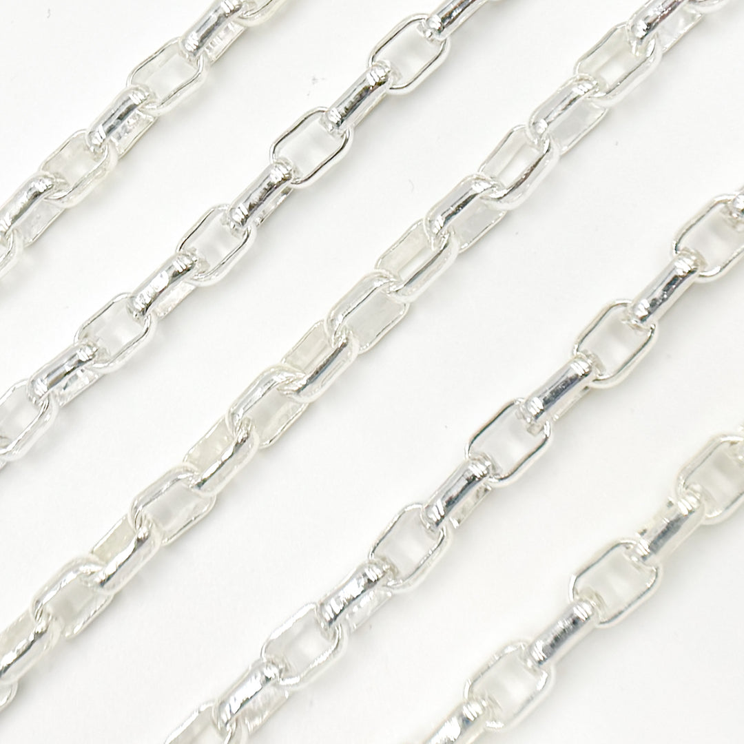 Sterling Silver Smooth Oval Link Chain