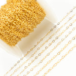 Load image into Gallery viewer, A35F/SPGF. 14K Gold Filled Flat Heart Link Chain
