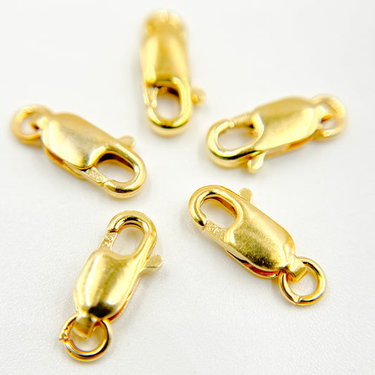 10mm Gold Filled Lobster Clasps
