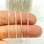 Load image into Gallery viewer, 1232D3SS. 925 Sterling Silver Cable Bar Chain
