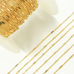 Load image into Gallery viewer, Gold Plated 925 Sterling Silver Satellite Tube Chain. Z9GP

