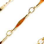 Load image into Gallery viewer, 70/8720BD/SP. 14K Gold Filled Dapped Bar Chain
