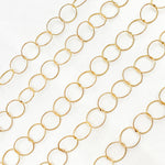 Load image into Gallery viewer, 693TWGF. 14K Gold Filled Twisted Round Link Chain
