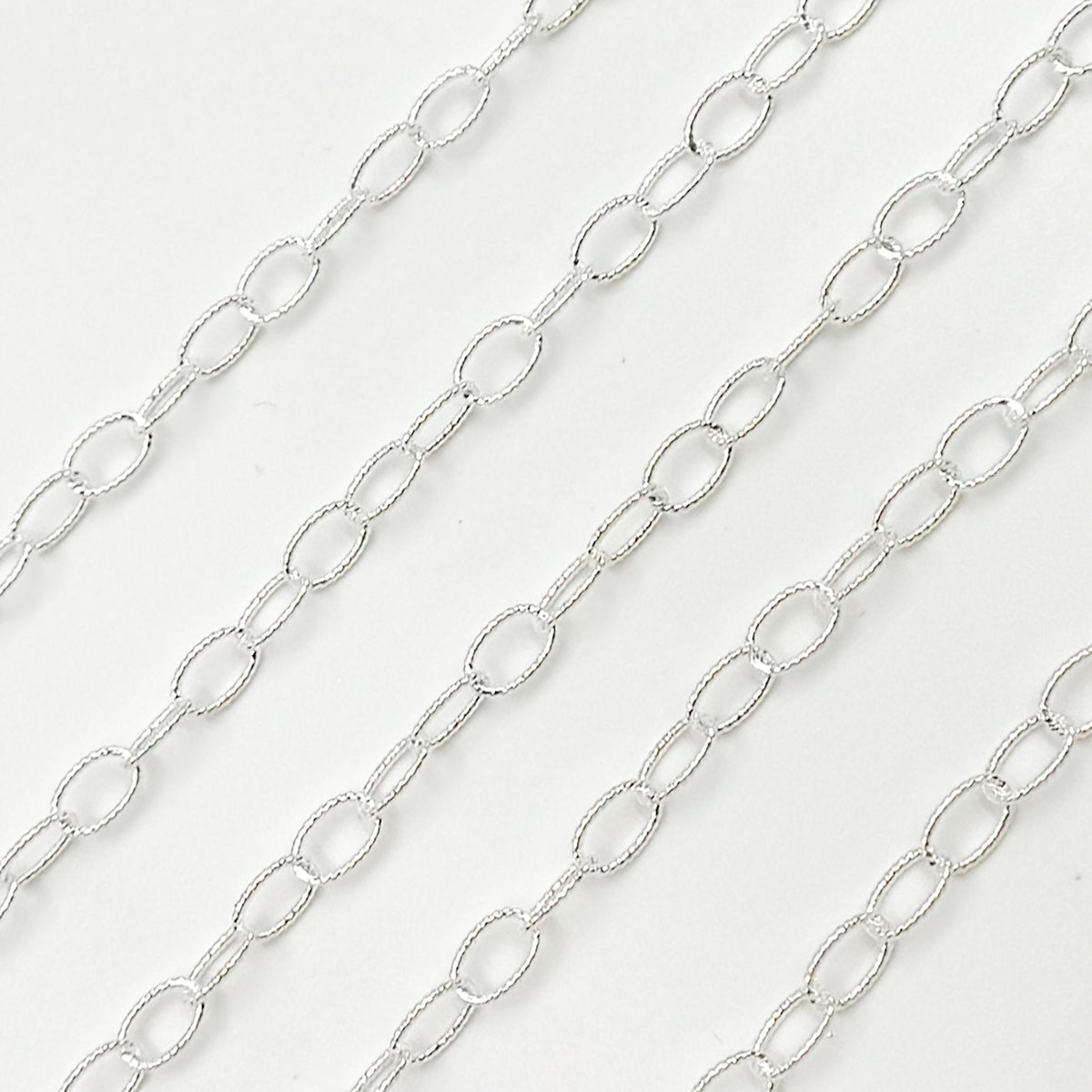 Sterling Silver Twisted Cable Chain