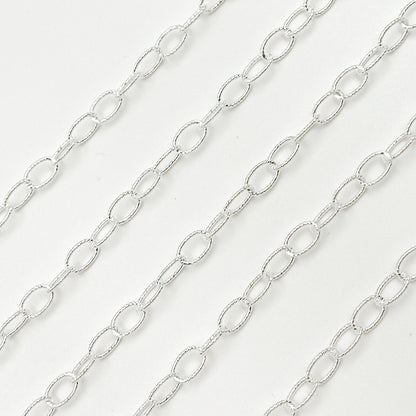 Sterling Silver Twisted Cable Chain