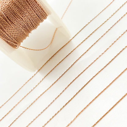 Rose Gold Filled Beading Chain