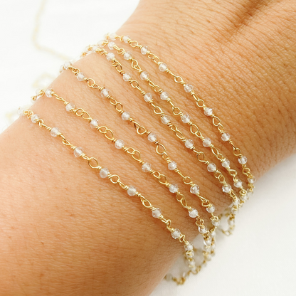 White Topaz Wire Chain