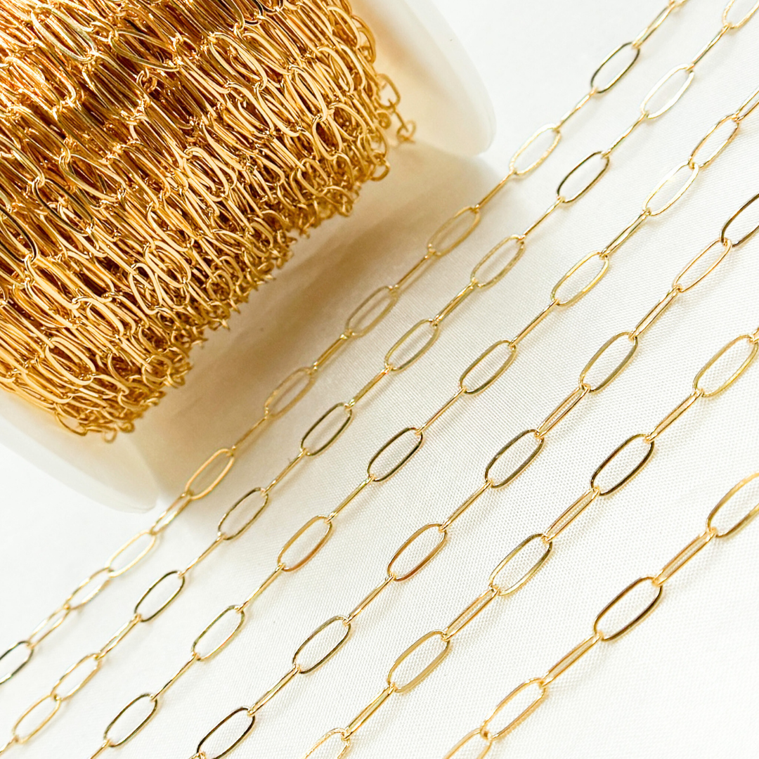 2104FGF. 14k Gold Filled Flat Paperclip Chain