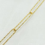 Load image into Gallery viewer, Gold Plated 925 Sterling Silver Diamond Cut Paperclip Link Chain. V2GP
