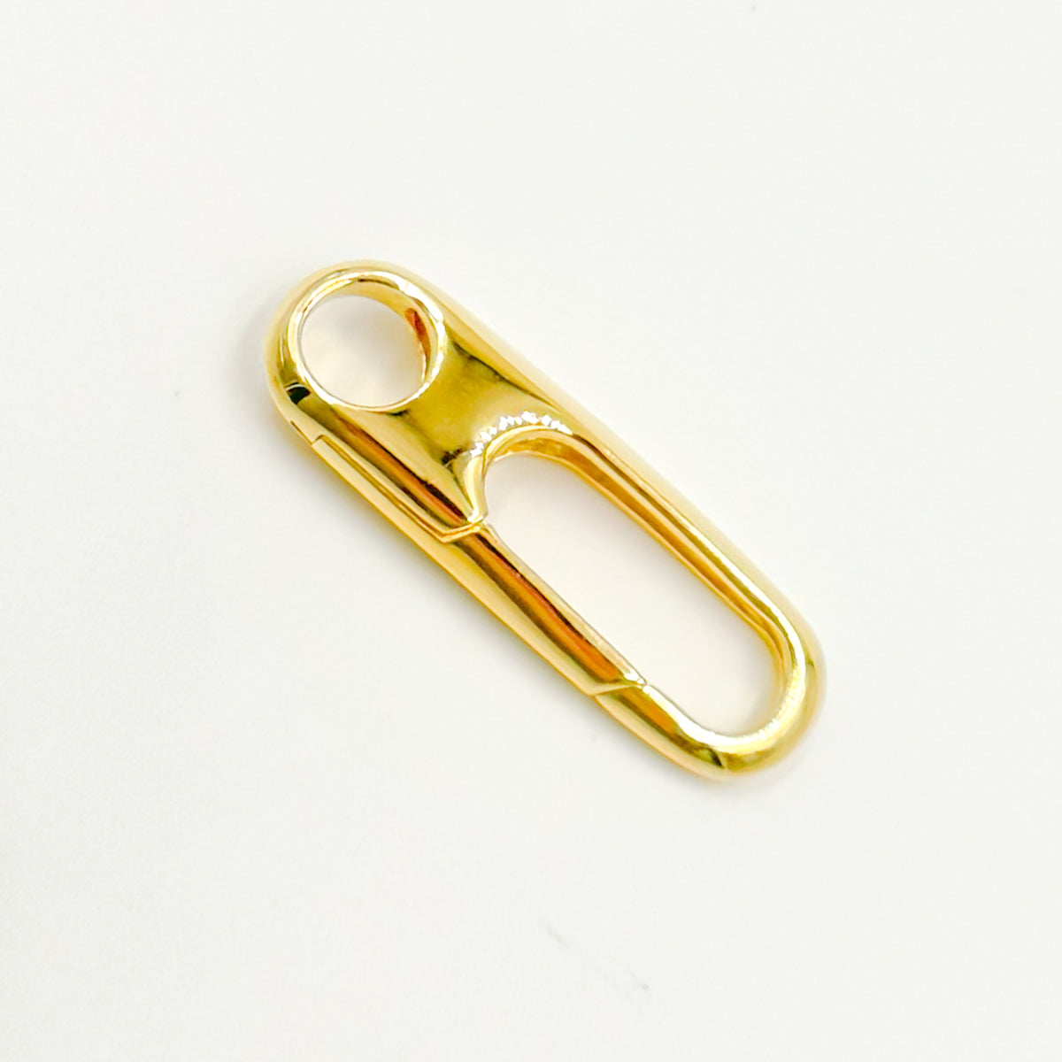 Gold Plated Sterling Silver Oval Clasp
