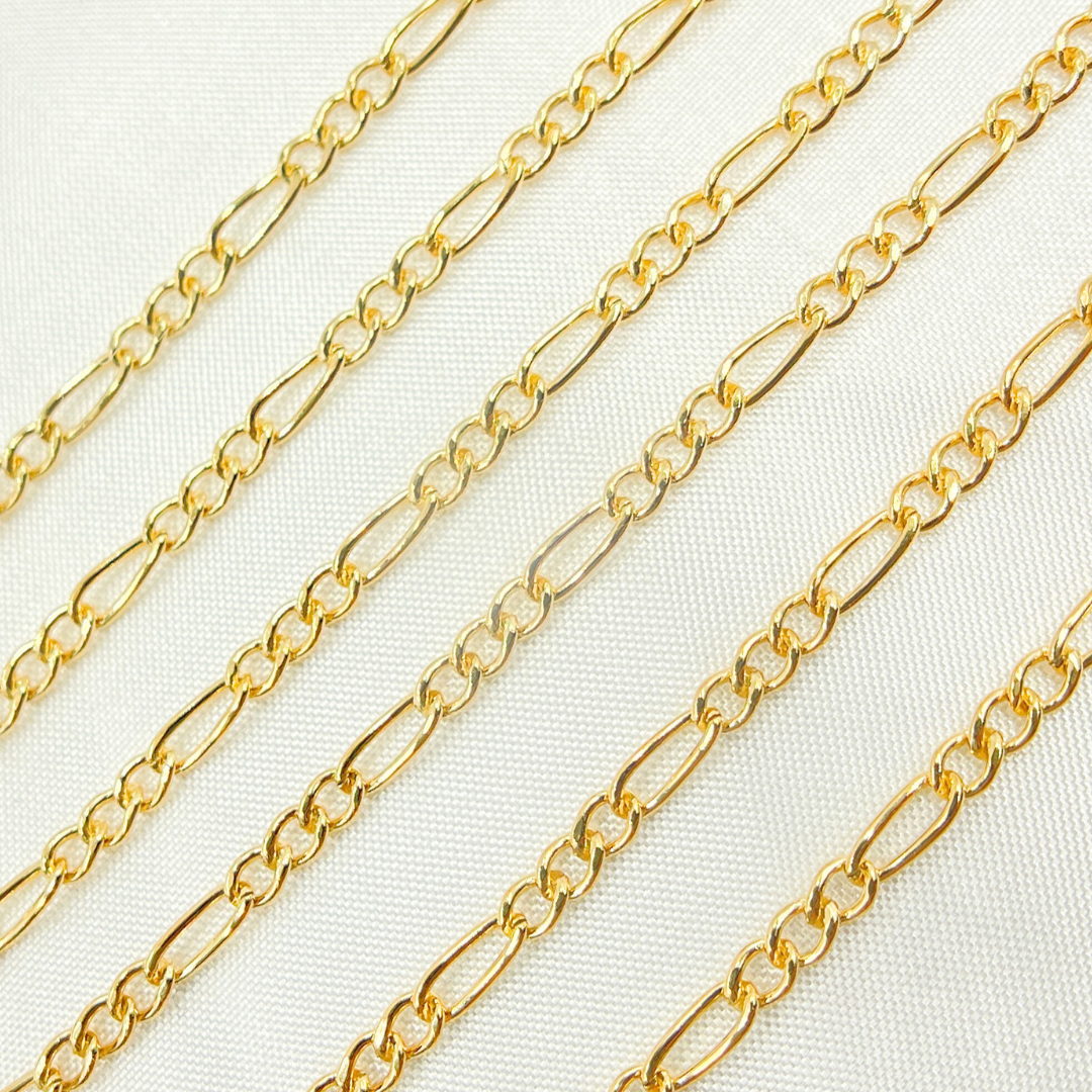 Yellow Gold Filled Figaro Style Chain.