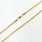 Load image into Gallery viewer, 060HVI2004000. 14K Yellow Gold Hollow Franco Chain