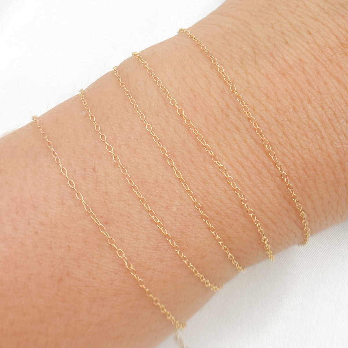 14K Gold Filled Cable Chain
