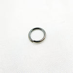 Load image into Gallery viewer, MFT080DE6BR. Black Rhodium 925 Sterling Silver Open Jump ring 20 Gauge 6mm.
