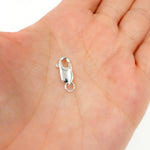 Load image into Gallery viewer, 0925LC2SS. 12MM White Sterling Silver Lobster Clasp