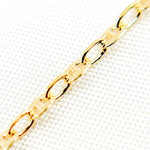 Load image into Gallery viewer, 040MM0P211H0. 14K Solid Gold Smooth Marina and Cable Links Chain
