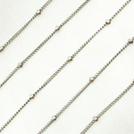 Load image into Gallery viewer, Oxidized 925 Sterling Silver Satellite Chain. 444OX
