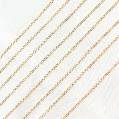 14K Gold Filled Cable Chain