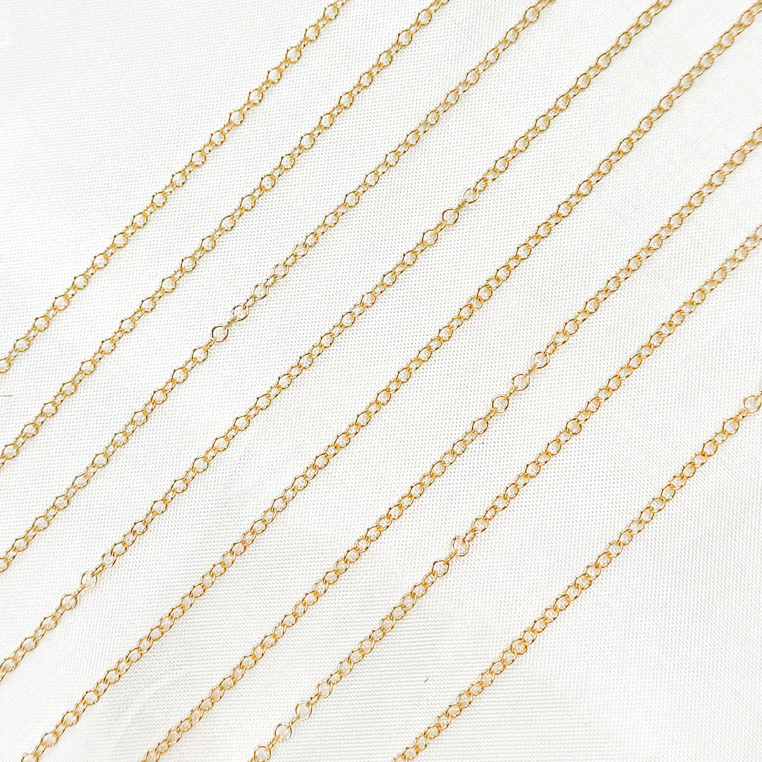 1218GF. 14K Gold Filled Cable Chain