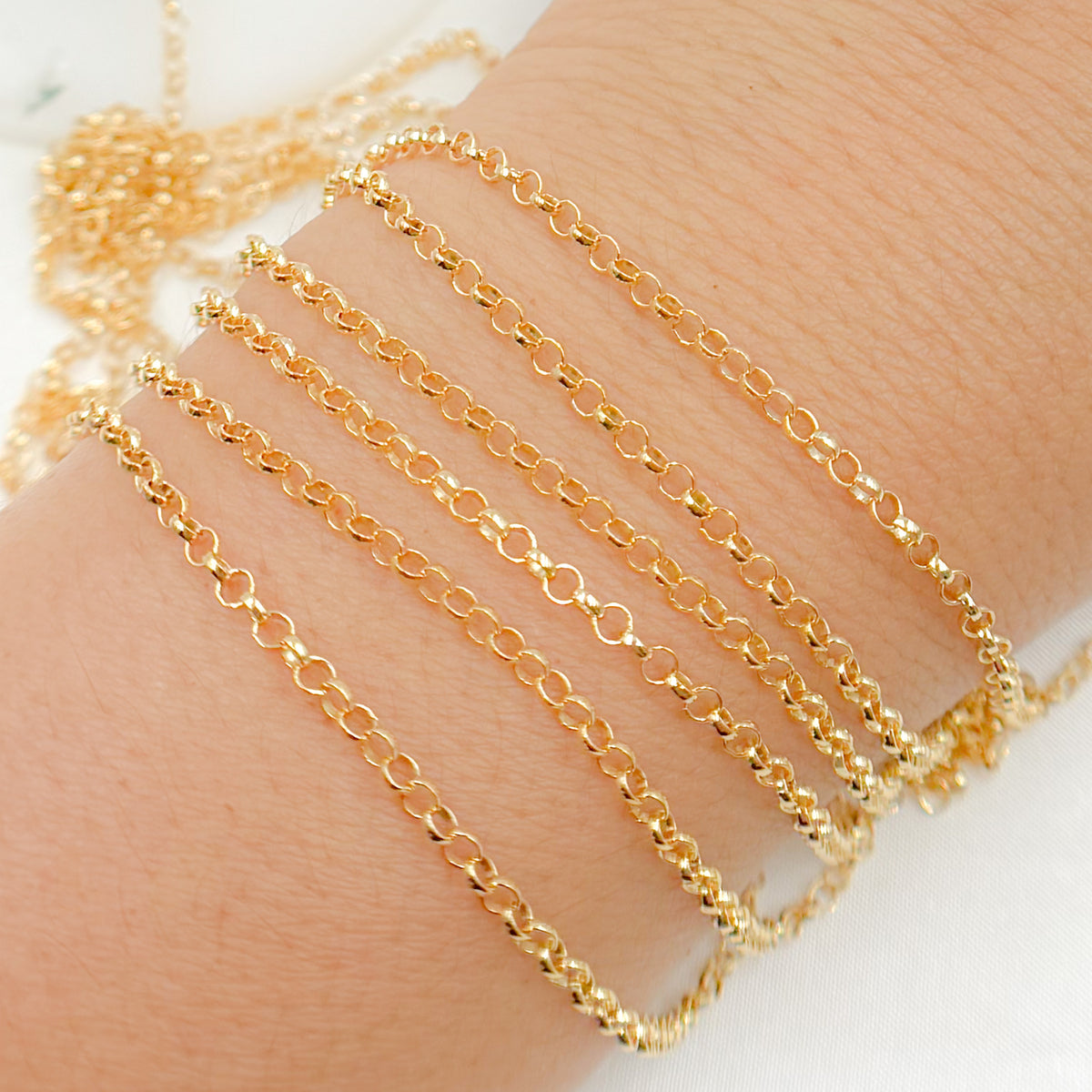 Gold Filled Rolo Chain