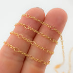 Load image into Gallery viewer, V303GF. 14K Gold Filled Long &amp; Short Round Link Chain