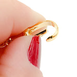 Load image into Gallery viewer, 0925ALB4GP. 13.5MM Gold Plated Sterling Silver Swivel Clasp