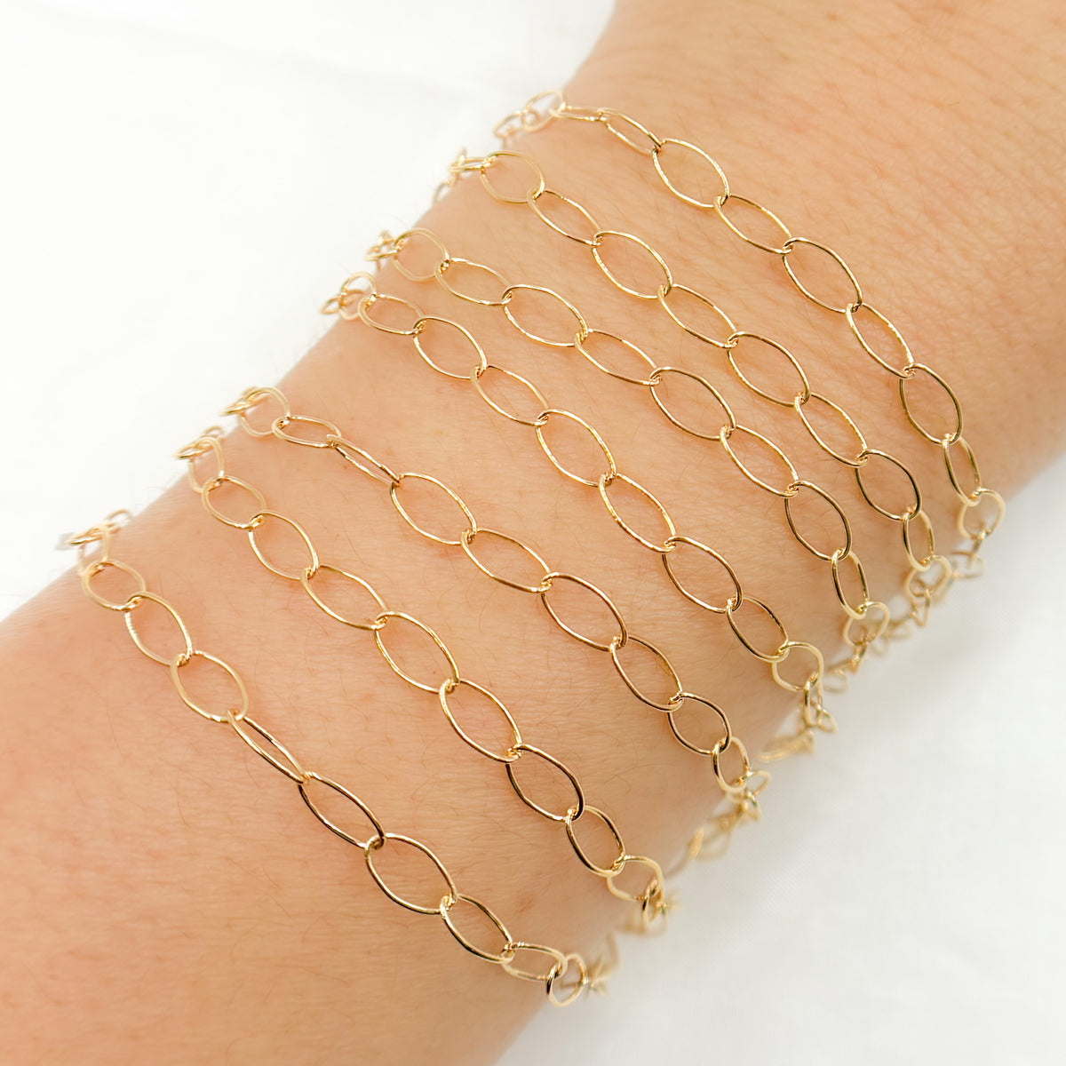14K Gold Filled Smooth Cable Chain