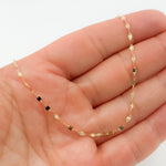 Load image into Gallery viewer, 027FV1018K. 18K Solid Gold Flat Marina Chain