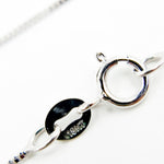 Load image into Gallery viewer, 040VEDWG18K. 18K Solid White Gold Box Chain