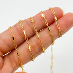 Load image into Gallery viewer, 14k Gold Filled Fancy Twisted Oval Link Chain