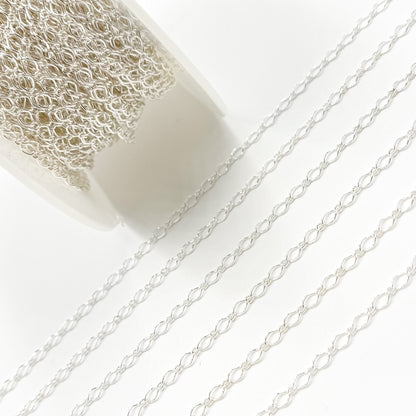 Sterling Silver Cable Link Chain