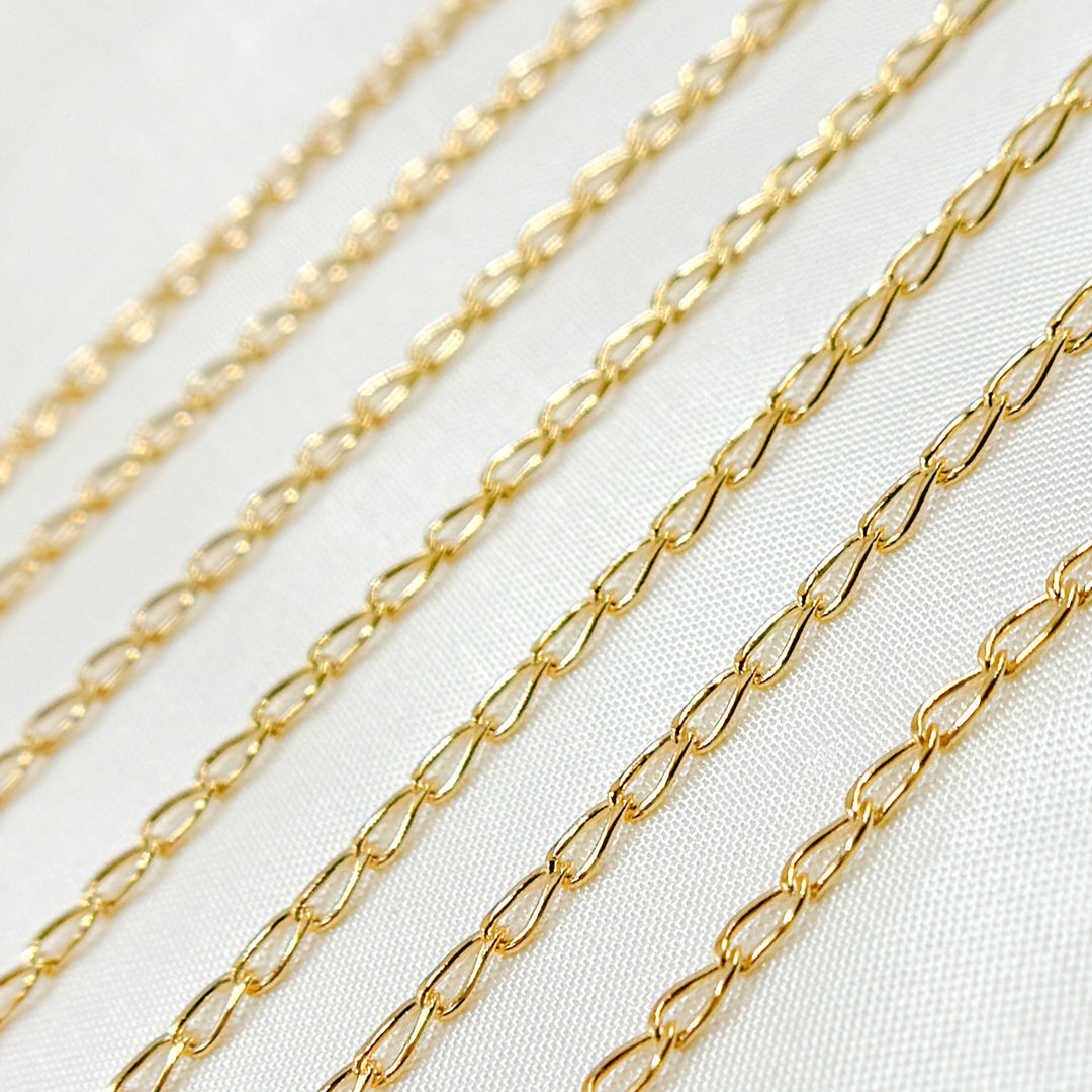 2007CHR. 14k Gold Filled Cable Link Chain