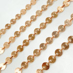 Load image into Gallery viewer, 957RGF. Rose Gold Filled Disc Chain
