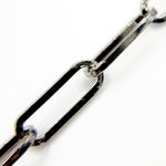 Load image into Gallery viewer, V11BR. Oxidized Sterling Silver Paperclip Chain
