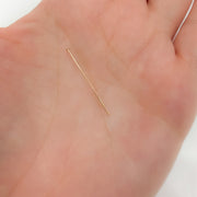 24 Gauge Gold-filled Flat 1 Inch Headpin