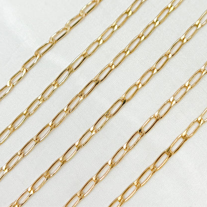 14K Gold Filled Flat Curb Chain