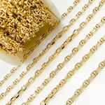 Load image into Gallery viewer, Y10GP. Gold Plated 925 Sterling Silver Diamond Cut Marina Chain
