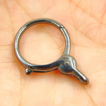 Load image into Gallery viewer, 239. Sterling Silver Round Trigger Clasp
