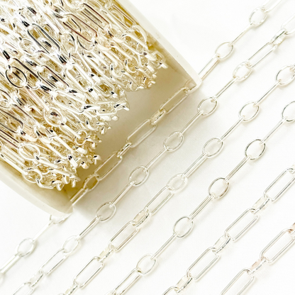 Sterling Silver Long and Short Link